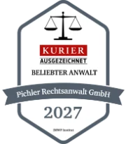 Kurier Ausgezeichnet – Beliebter Anwalt 2027 – Pichler Rechtsanwalt GmbH